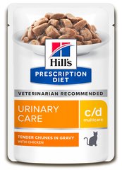 Hill’s PD c/d - влажный корм для здоровья мочевыделительной системой кошек (курица) - 85 г Petmarket