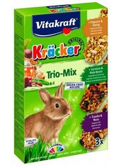 Vitakraft KRACKER TRIO-MIX - Крекер Микс 3в1 - лакомство для кроликов Petmarket