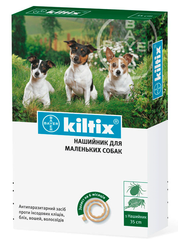 Bayer KILTIX - ошейник от блох и клещей для собак мелких пород - 35 см % Petmarket