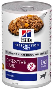 Hill's Prescription Diet I/D Degistive Care Low Fat - лікувальний вологий корм для собак зі шлунково-кишковими захворюваннями Petmarket