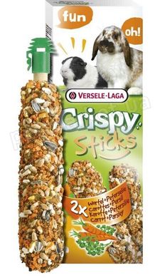 Versele-Laga CRISPY STICKS Carrot & Parsley - Морковь и петрушка - лакомство для кроликов и морских свинок Petmarket