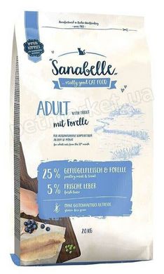 Sanabelle ADULT with Trout - корм для кошек (с форелью) - 10 кг % Petmarket