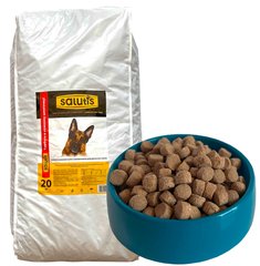 Salutis Повнораціонний сухий корм для собак з яловичиною, 20 кг % Petmarket