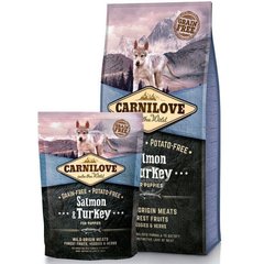 Carnilove Salmon & Turkey Puppies беззерновой корм для щенков всех пород (лосось/индейка) - 1,5 кг Petmarket