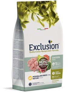 Exclusion Noble Grain Mature Chicken Medium & Large Breed &mdash; корм для пожилых собак средних и крупных пород с курицей Petmarket