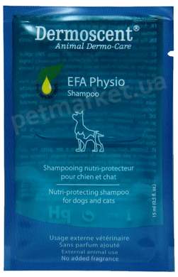 Dermoscent EFA Physio Shampoo - защитный шампунь для собак и кошек - 200 мл Petmarket