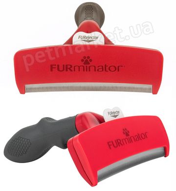 Furminator DOG SHORT HAIR XL - інструмент для вичісування шерсті у короткошерстих собак вагою понад 41 кг Petmarket