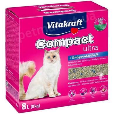 Vitakraft COMPACT Ultra Plus - наповнювач для котячого туалету % РОЗПРОДАЖ Petmarket