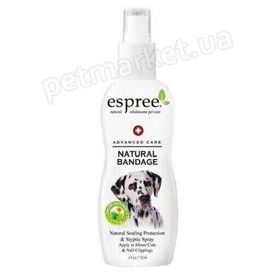 Espree NATURAL BANDAGE Spray - ранозагоювальний натуральний пластир для тварин - 118 мл Petmarket