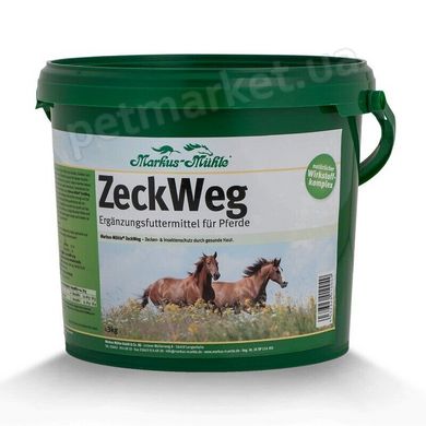 Markus-Muhle ZECKWEG - ЦекВег - добавка проти бліх та кліщів у коней - 3 кг Petmarket
