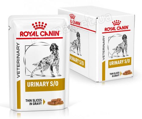 Royal Canin URINARY S/O - вологий корм для собак при сечокам'яній хворобі (скибочки у соусі) - 100 г x 12 шт Petmarket