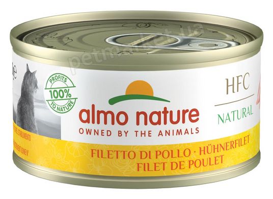 Almo Nature HFC Natural Куряче філе - вологий корм для котів, 70 г Petmarket