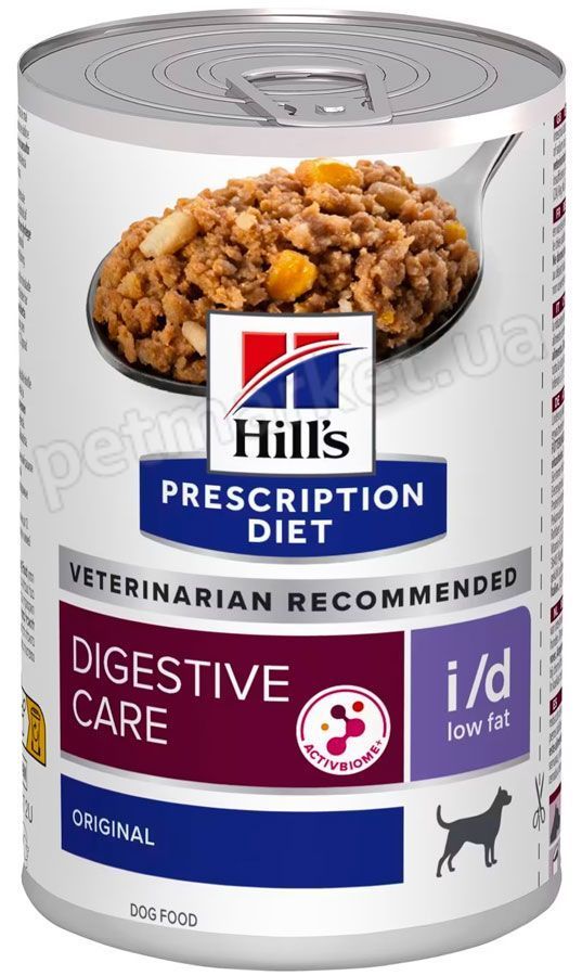Hill's Prescription Diet I/D Degistive Care Low Fat - лечебный