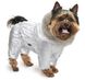 Pet Fashion ЭЛЬЗА теплый комбинезон - одежда для собак - Серебро, XXS % РАСПРОДАЖА