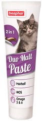 Beaphar Duo Malt Paste - паста двойного действия для выведения шерсти из ЖКТ кошек - 100 г Petmarket