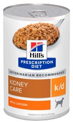 Hill's Prescription Diet K/D Kidney Care - лечебный влажный корм для собак при сердечной и почечной недостаточности Petmarket