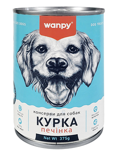 Wanpy Chicken & Liver - консервы для собак (курица/печень) Petmarket