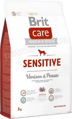 Brit Care SENSITIVE Venison & Potato - беззерновий корм для собак з чутливим травленням (оленина/картопля) - 3 кг Petmarket