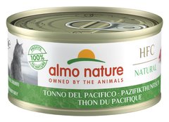 Almo Nature HFC Natural Тихоокеанский тунец - влажный корм для кошек, 70 г Petmarket