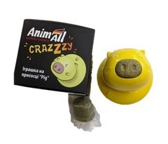 AnimAll CrazZzy - Pig- іграшка для котів на присосці Petmarket