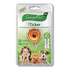 GreenFort iTICKER - ультразвуковой брелок от блох и клещей для собак и кошек Petmarket
