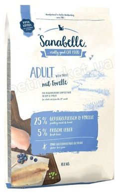 Sanabelle ADULT with Trout - корм для кішок (з фореллю) - 10 кг % Petmarket