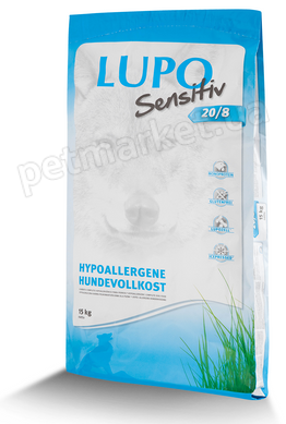 Luposan Lupo Sensitiv 20/8 - корм для чутливих собак - 15 кг % Petmarket