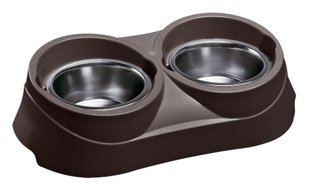 Ferplast DUO FEED 05 - миски на підставці для собак і кішок - 2 х 1,8 л % Petmarket