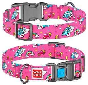 Collar WAUDOG Nylon Єдиноріг - нейлоновий нашийник для собак - 35-58 см Petmarket