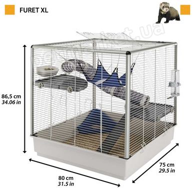 Ferplast FURET XL - клетка для хорьков и крыс % Petmarket