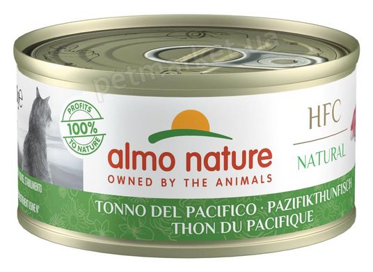 Almo Nature HFC Natural Тихоокеанский тунец влажный корм для котов - 150 г Petmarket