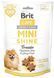Brit Care Mini Treats Shine - ласощі для собак малих порід для блискучої шерсті (лосось) - 50 г