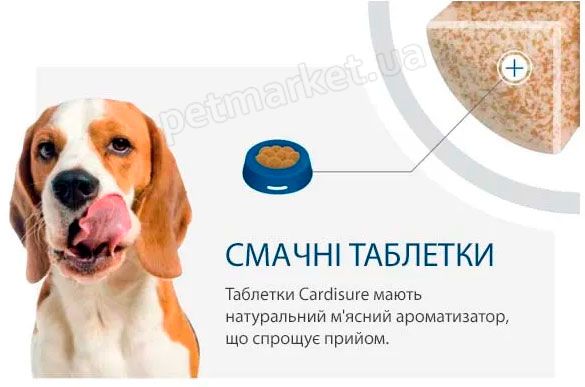 Dechra Кардішур 2,5 мг при серцевій недостатності у собак - 10 табл % Petmarket