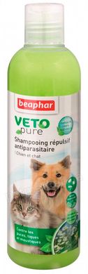 Beaphar Veto Pure - натуральный противопаразитарный шампунь для собак и кошек - 250 мл Petmarket