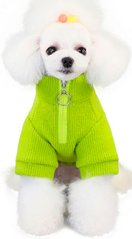 Dobaz DaDaGou вязаный свитер для собак - XXL, Зеленый Petmarket
