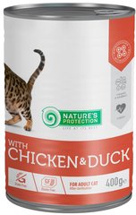 Nature's Protection with Chicken & Duck вологий корм з куркою і качкою для стерилізованих кішок - 400 г Petmarket