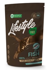 Nature's Protection Lifestyle GF White Fish беззерновий корм для котів (біла риба) - 7 кг % Petmarket