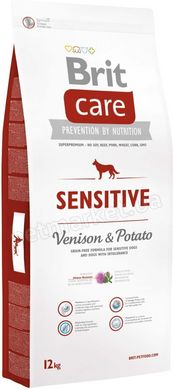 Brit Care SENSITIVE Venison & Potato - беззерновой корм для собак с чувствительным пищеварением (оленина/картофель) - 3 кг Petmarket