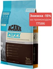 Acana Puppy Small Breed Recipe биологический корм для щенков мелких пород - 6 кг Petmarket