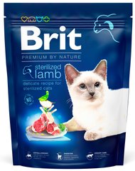 Brit Premium by Nature Sterilized Lamb - корм для стерилізованих кішок та котів (ягня) - 8 кг Petmarket