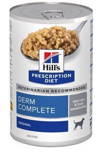 Hill&rsquo;s PD Derm Complete - дієтичний вологий корм для собак при харчовій алергії та атопічному дерматиті - 370 г Petmarket
