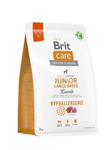 Brit Care Hypoallergenic Junior Large гіпоалергенний корм для молодих собак великих порід (ягня), 12 кг. Petmarket