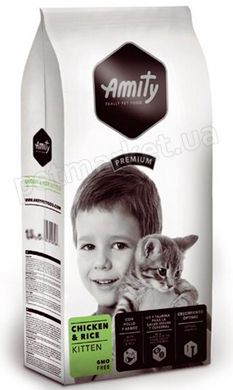 Amity KITTEN - корм для котят (курица/рис) - 10 кг Petmarket
