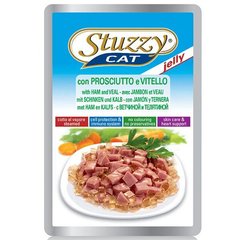 Stuzzy Ham Veal Шинка/телятина в желе - вологий корм для котів - 100 г Petmarket
