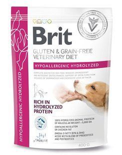 Brit VetDiet Dog Hypoallergenic Hydrolyzed &mdash; диетический корм для собак с пищевой аллергией с гидролизованным белком Petmarket