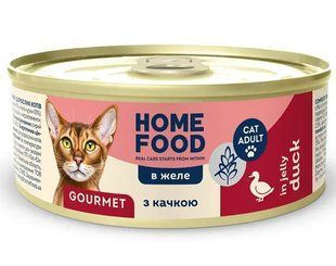 HOME FOOD - консерви для вибагливих котів з качкою - 85 г Petmarket