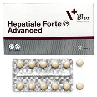 VetExpert HEPATIALE Forte Advanced - таблетки для поліпшення функцій печінки собак і кішок % Petmarket