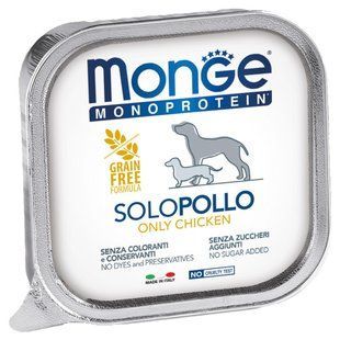 Monge Monoprotein Dog Solo Chicken - монопротеиновые консервы для собак с курицей &ndash; 150 г Petmarket