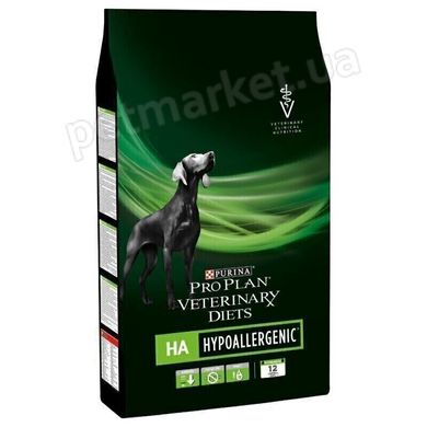 Pro Plan Veterinary Diets HA Hypoallergenic - лечебный корм для собак при пищевой аллергии и неперносимости Petmarket