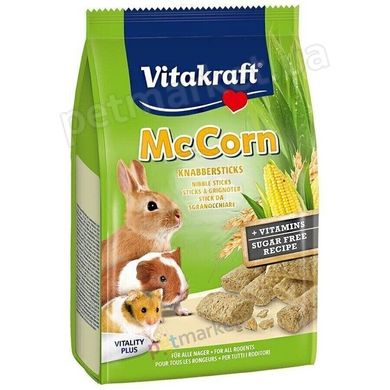 Vitakraft McCORN LIGHT - ласощі для гризунів (кукурудза/злаки) Petmarket